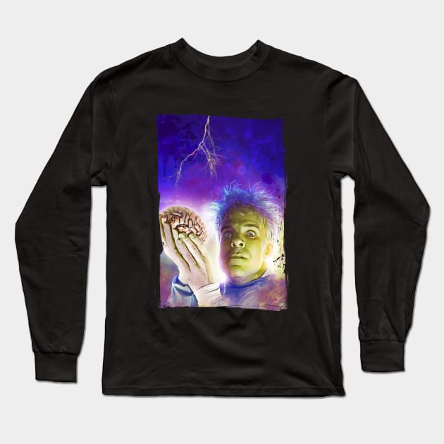 The Man with Two Brains Long Sleeve T-Shirt by UnlovelyFrankenstein